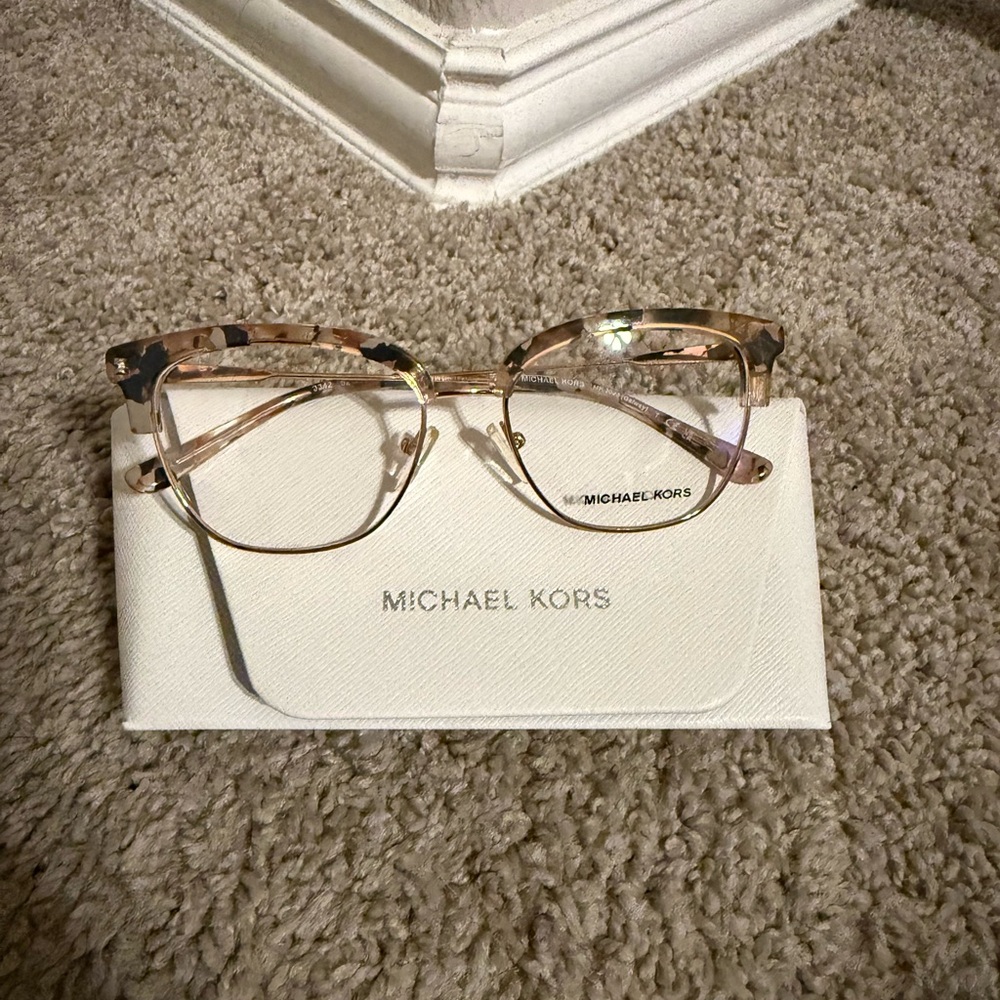 Michael Kors Brown Glasses Elegant Accessories